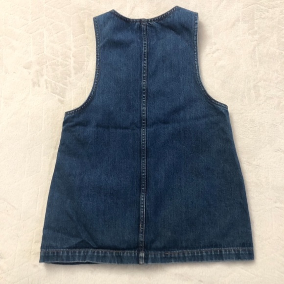 Girls Denim Jumper size 7-8 - Picture 2 of 3
